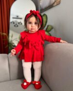 ست پیراهن و هد بند عروسکی - تصویر 2