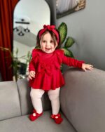ست پیراهن و هد بند عروسکی - تصویر 5