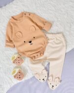 بادی شلوار خرسی وارداتی 🐻 کد 310