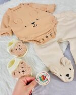 بادی شلوار خرسی وارداتی 🐻 کد 310 - تصویر 7