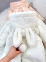 کاپشن سرهمی و پاپوش پشمالو خرگوشی 🐰کد 99 - تصویر 17