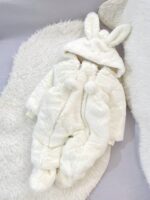 کاپشن سرهمی و پاپوش پشمالو خرگوشی 🐰کد 99 - تصویر 3