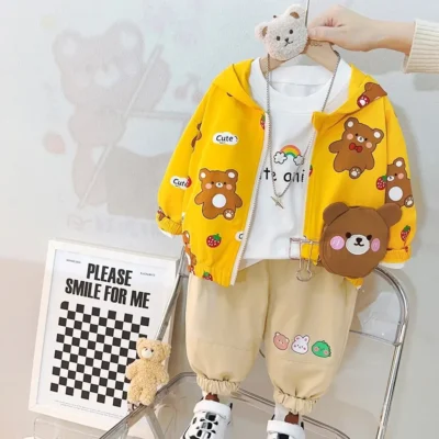 سه تیکه بارونی تدی 🐻🍃