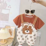 بیلر شلوارکی و تیشرت تدی🐻