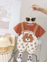 بیلر شلوارکی و تیشرت تدی🐻
