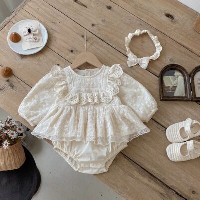 پیراهن و هدبند خامه دوزی کد 260