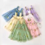 پیراهن پرنسسی پینترستی شکوفه Aurora Bloom🌸 کد 530