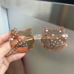 عینک فشن کیتی وارداتی 🎀 کد 940 Korean style - تصویر 8