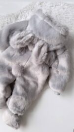 کاپشن سرهمی و پاپوش پشمالو خرگوشی 🐰کد 99 - تصویر 6
