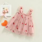پیراهن ژورنالی پرنسسی strawberry کد 575