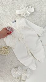 سرهمی و  هدبند پرنسسی دانتل کد 460 - تصویر 5