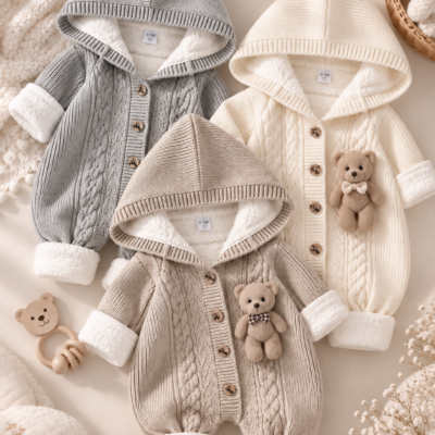 سرهمی بافت داخل خز مدل Teddy کد 930