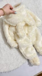 کاپشن سرهمی و پاپوش پشمالو خرگوشی 🐰کد 99 - تصویر 12